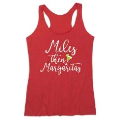 Women's Everyday Tank Top - Miles Then Margaritas -goneforarun Sales 2023 tr 43775 RED MAIN