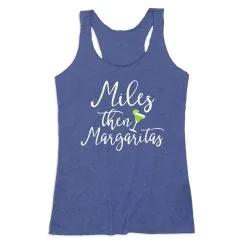 Women's Everyday Tank Top - Miles Then Margaritas