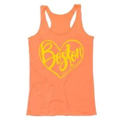 Women's Everyday Tank Top - Love The Run Boston 26.2 -goneforarun Sales 2023 tr 43777 PEACH MAIN