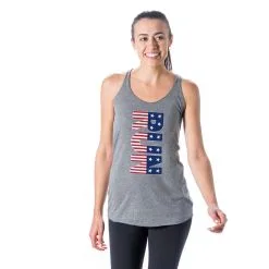 Women's Everyday Tank Top - Patriotic Run -goneforarun Sales 2023 tr 43778 GRAY MODEL