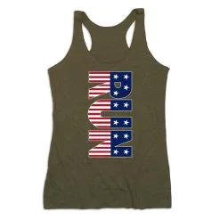 Women's Everyday Tank Top - Patriotic Run -goneforarun Sales 2023 tr 43778 OLIVE MAIN