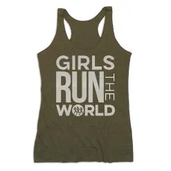 Women's Everyday Tank Top - Girls Run The World® -goneforarun Sales 2023 tr 43781 OLIVE MAIN