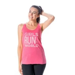 Women's Everyday Tank Top - Girls Run The World® -goneforarun Sales 2023 tr 43781 PINK MODEL