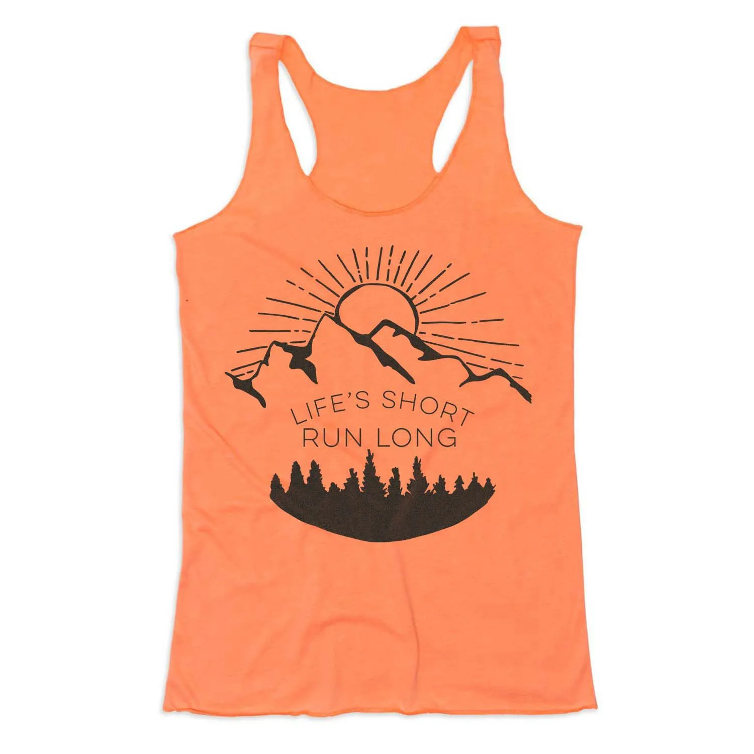 Women's Everyday Tank Top - Life's Short Run Long (Mountains) 7 Women's Everyday Tank Top - Life's Short Run Long (Mountains) - Image 5