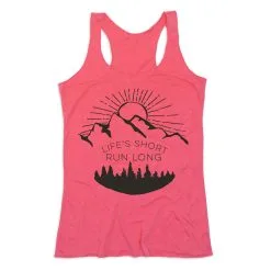 Women's Everyday Tank Top - Life's Short Run Long (Mountains) 15 Women's Everyday Tank Top - Life's Short Run Long (Mountains) -goneforarun Sales 2023 tr 43785 PINK MAIN
