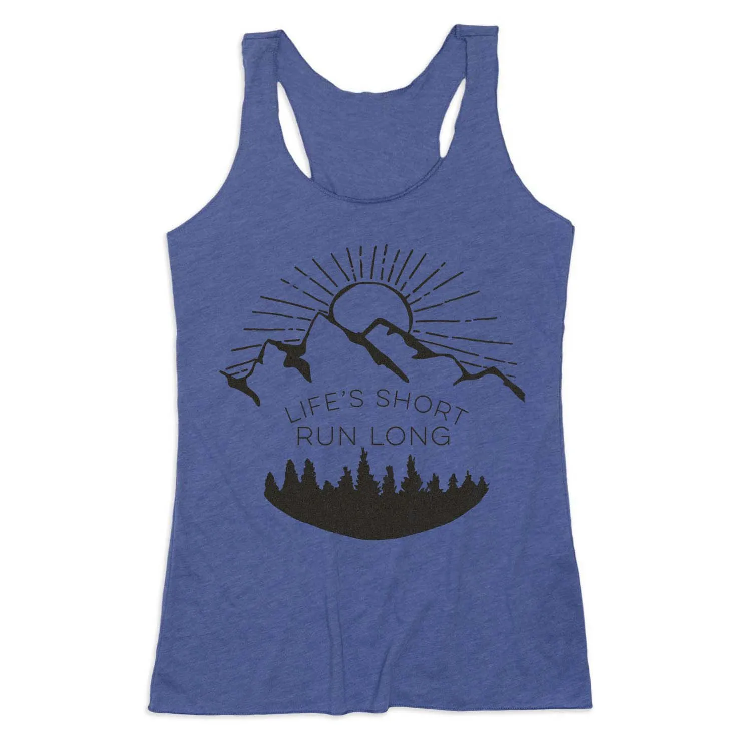 Women's Everyday Tank Top - Life's Short Run Long (Mountains) 10 Women's Everyday Tank Top - Life's Short Run Long (Mountains) - Image 8