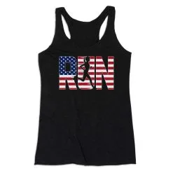 Women's Everyday Tank Top - Run Girl USA -goneforarun Sales 2023 tr 43788 BLACK MAIN