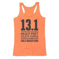 Women's Everyday Tank Top - 13.1 Math Miles -goneforarun Sales 2023 tr 43791 PEACH MAIN