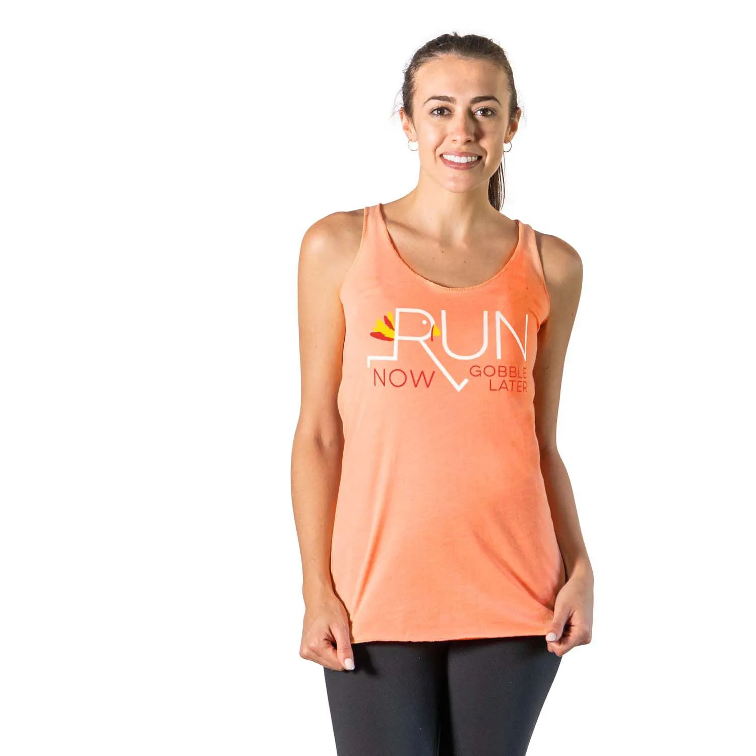 Women's Everyday Tank Top - Let's Run Now Gobble Later 4 Women's Everyday Tank Top - Let's Run Now Gobble Later - Image 2