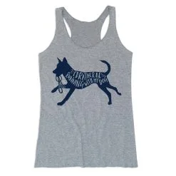 Women's Everyday Tank Top - I'd Rather Be Running With My Dog