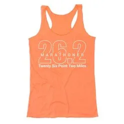Women's Everyday Tank Top - Marathoner 26.2 Miles -goneforarun Sales 2023 tr 43795 PEACH MAIN