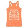 Women's Everyday Tank Top - Fall Running -goneforarun Sales 2023 tr 43805 PEACH MAIN