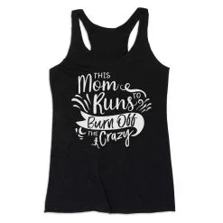 Women's Everyday Tank Top - This Mom Runs To Burn Off The Crazy -goneforarun Sales 2023 tr 43811 BLACK MAIN