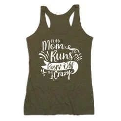 Women's Everyday Tank Top - This Mom Runs To Burn Off The Crazy -goneforarun Sales 2023 tr 43811 OLIVE MAIN