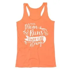 Women's Everyday Tank Top - This Mom Runs To Burn Off The Crazy -goneforarun Sales 2023 tr 43811 PEACH MAIN