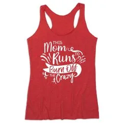 Women's Everyday Tank Top - This Mom Runs To Burn Off The Crazy -goneforarun Sales 2023 tr 43811 RED MAIN