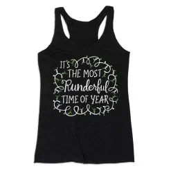 Women's Everyday Tank Top - Runderful Time Of Year -goneforarun Sales 2023 tr 43815 BLACK MAIN