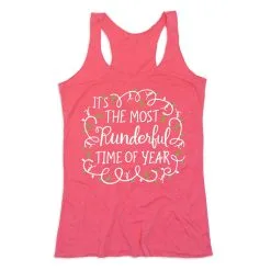 Women's Everyday Tank Top - Runderful Time Of Year -goneforarun Sales 2023 tr 43815 PINK MAIN