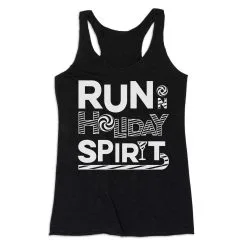 Women's Everyday Tank Top - Run On Holiday Spirit -goneforarun Sales 2023 tr 43816 BLACK MAIN