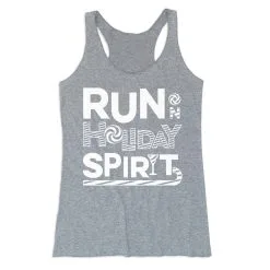 Women's Everyday Tank Top - Run On Holiday Spirit -goneforarun Sales 2023 tr 43816 GRAY MAIN