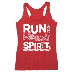 Women's Everyday Tank Top - Run On Holiday Spirit