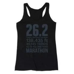 Women's Everyday Tank Top - 26.2 Math Miles -goneforarun Sales 2023 tr 43818 BLACK MAIN
