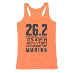 Women's Everyday Tank Top - 26.2 Math Miles -goneforarun Sales 2023 tr 43818 PEACH MAIN