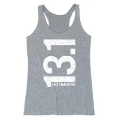 Women's Everyday Tank Top - 13.1 Half Marathon Vertical -goneforarun Sales 2023 tr 43830 GRAY MAIN