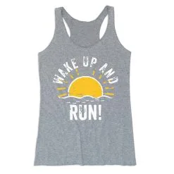 Women's Everyday Tank Top - Wake Up And Run -goneforarun Sales 2023 tr 43833 GRAY MAIN