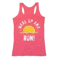 Women's Everyday Tank Top - Wake Up And Run -goneforarun Sales 2023 tr 43833 PINK MAIN