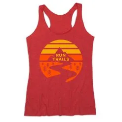 Women's Everyday Tank Top - Run Trails Sunset -goneforarun Sales 2023 tr 43840 RED MAIN