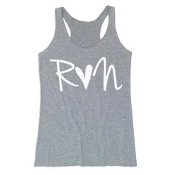 Women's Everyday Tank Top - Run Heart -goneforarun Sales 2023 tr 43849 GRAY MAIN
