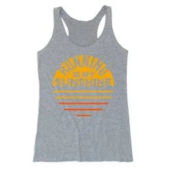 Women's Everyday Tank Top - Running Is My Sunshine -goneforarun Sales 2023 tr 43851 GRAY MAIN