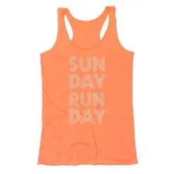 Women's Everyday Tank Top - Sunday Runday (Stacked) -goneforarun Sales 2023 tr 43853 PEACH MAIN