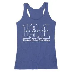 Women's Everyday Tank Top - Half Marathoner 13.1 Miles -goneforarun Sales 2023 tr 43855 ROYAL MAIN