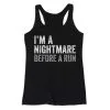 Women's Everyday Tank Top - I'm A Nightmare Before A Run® Bold -goneforarun Sales 2023 tr 43862 BLACK MAIN