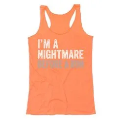 Women's Everyday Tank Top - I'm A Nightmare Before A Run® Bold -goneforarun Sales 2023 tr 43862 PEACH MAIN