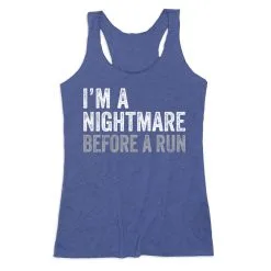 Women's Everyday Tank Top - I'm A Nightmare Before A Run® Bold -goneforarun Sales 2023 tr 43862 ROYAL MAIN