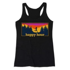 Women's Everyday Tank Top - Happy Hour -goneforarun Sales 2023 tr 43863 BLACK MAIN