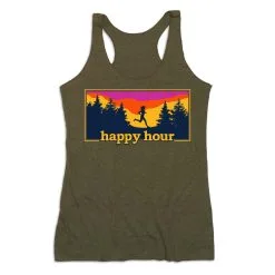 Women's Everyday Tank Top - Happy Hour -goneforarun Sales 2023 tr 43863 OLIVE MAIN