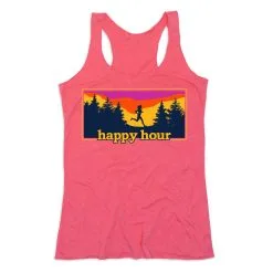Women's Everyday Tank Top - Happy Hour -goneforarun Sales 2023 tr 43863 PINK MAIN