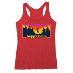 Women's Everyday Tank Top - Happy Hour -goneforarun Sales 2023 tr 43863 RED MAIN