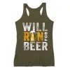 Women's Everyday Tank Top - Will Run For Beer 1 Women's Everyday Tank Top - Will Run For Beer -goneforarun Sales 2023 tr 43866 OLIVE MAIN