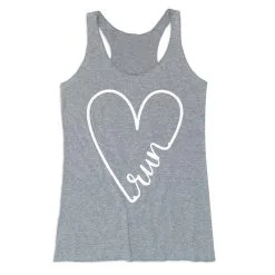Women's Everyday Tank Top - Run With Love -goneforarun Sales 2023 tr 43868 GRAY MAIN