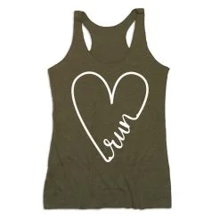 Women's Everyday Tank Top - Run With Love -goneforarun Sales 2023 tr 43868 OLIVE MAIN