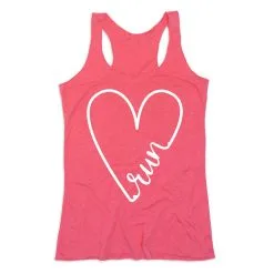 Women's Everyday Tank Top - Run With Love -goneforarun Sales 2023 tr 43868 PINK MAIN