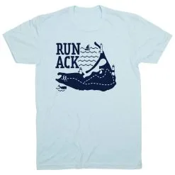 Running Short Sleeve T-Shirt - Run ACK -goneforarun Sales 2023 tr 43883 LIGHTBLUE FLAT