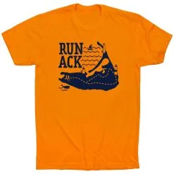 Running Short Sleeve T-Shirt - Run ACK -goneforarun Sales 2023 tr 43883 ORANGE FLAT