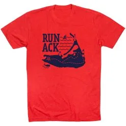 Running Short Sleeve T-Shirt - Run ACK -goneforarun Sales 2023 tr 43883 RED FLAT
