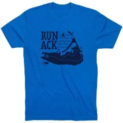 Running Short Sleeve T-Shirt - Run ACK -goneforarun Sales 2023 tr 43883 ROYAL FLAT